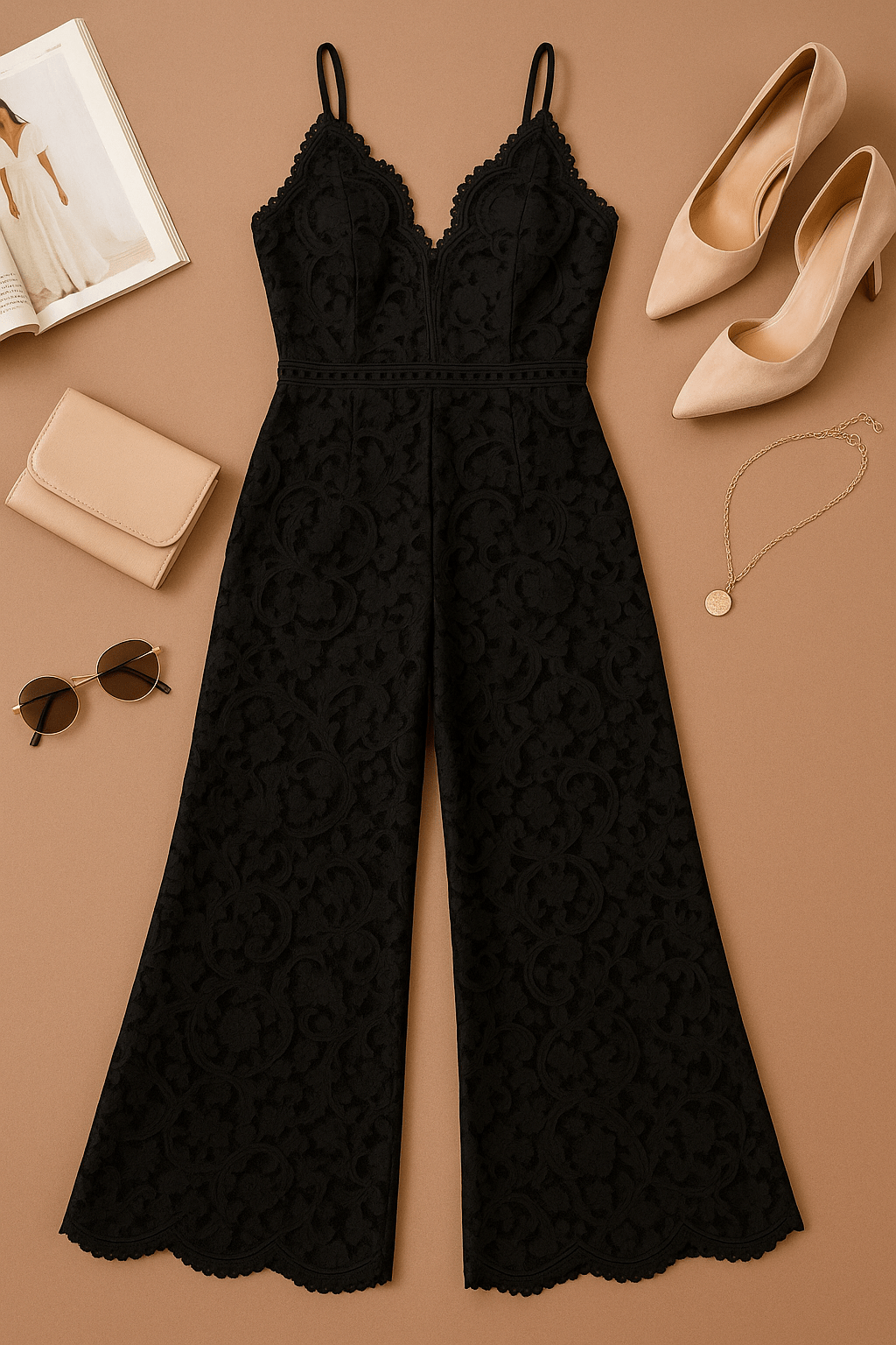Boho Overall Damen – Weiter Einteiler für Sommer & Besondere Anlässe