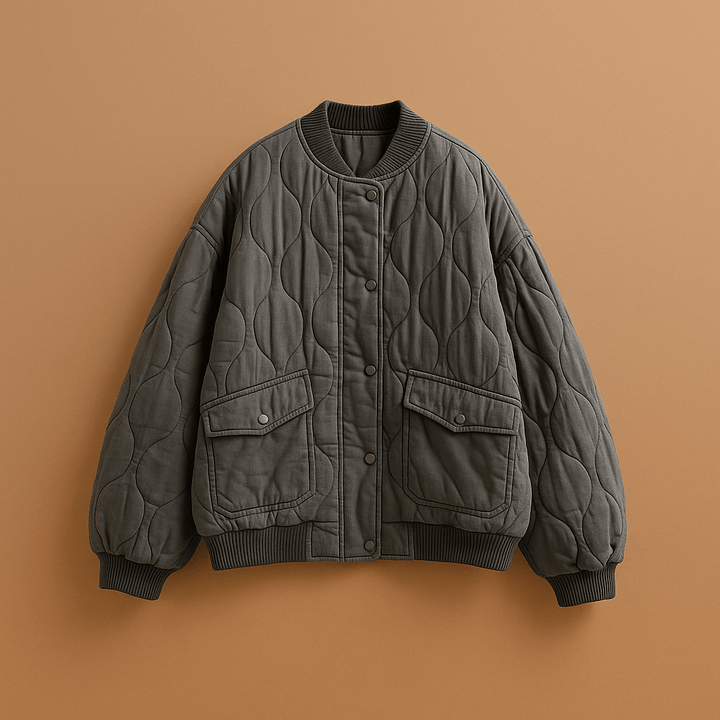 Bomberjacke Damen Oversized – Gepolstert & Leicht für Frühling