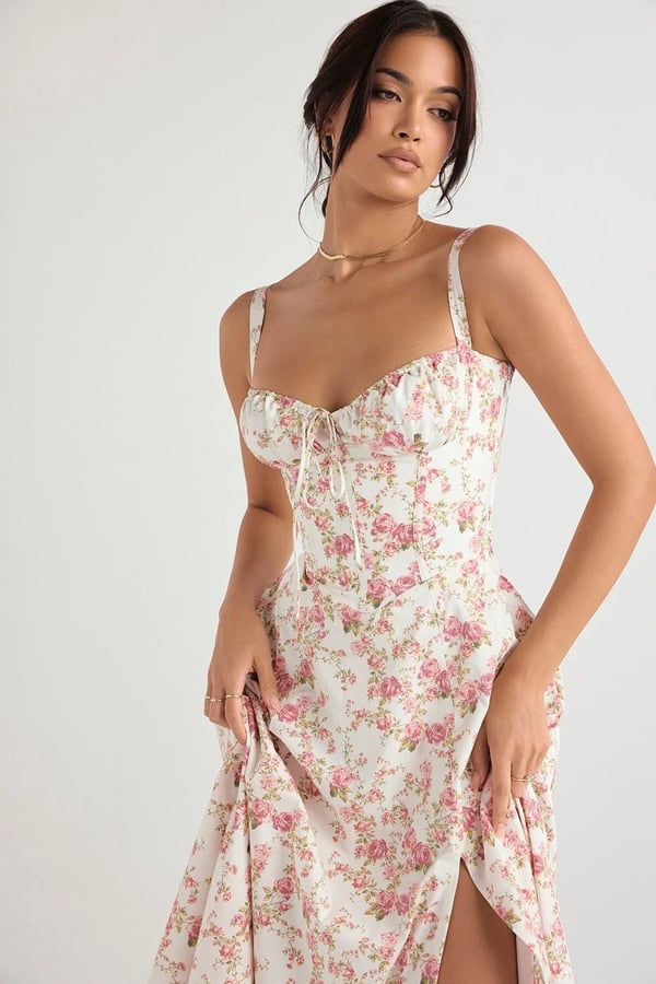 Bustier Sommerkleid für Damen mit Floral Design – Bequem und Stilvoll für Sommerliche Anlässe 6