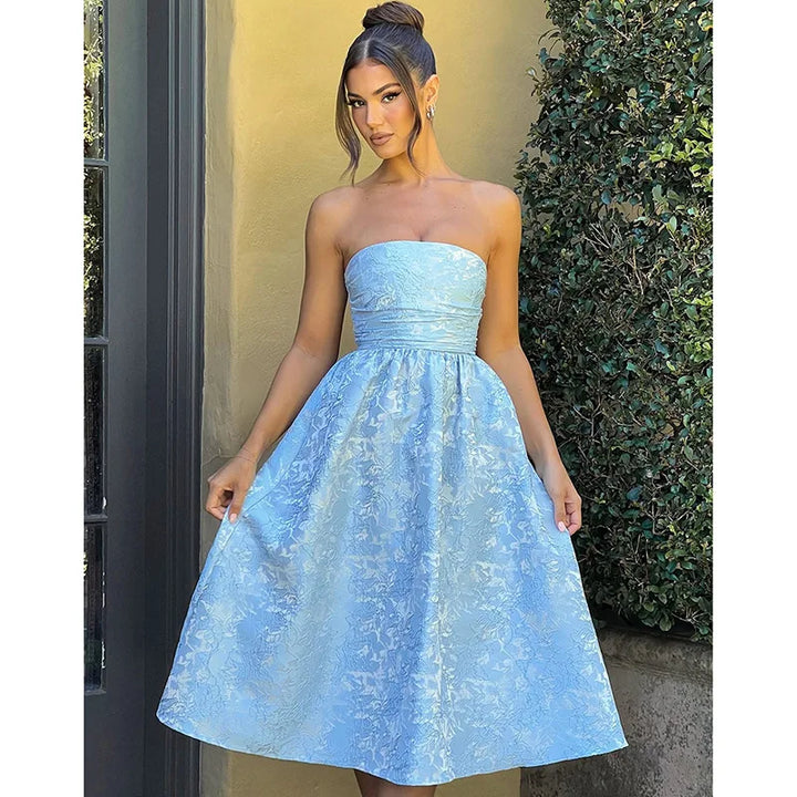 Damen Abendkleid Lang Faltenwurf Rückenfrei Bodycon für Hochzeit Sommer 15