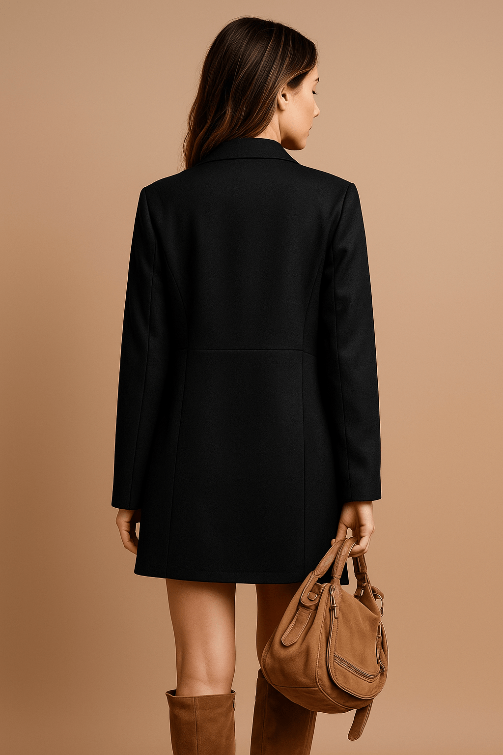 Damen Blazer Lang Offen – Eleganter Schnitt für Büro & Alltag