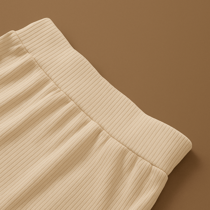 Damen High-Waist Flared Hose – Figurbetont, Stretch & Trendig für Alltag & Events