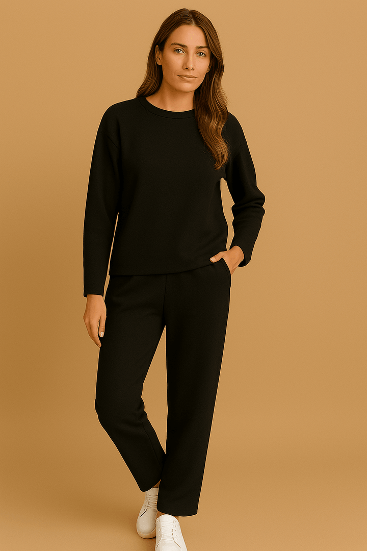 Damen Lounge-Set – Kuscheliges Pullover- und Hosen-Set für Freizeit & Zuhause