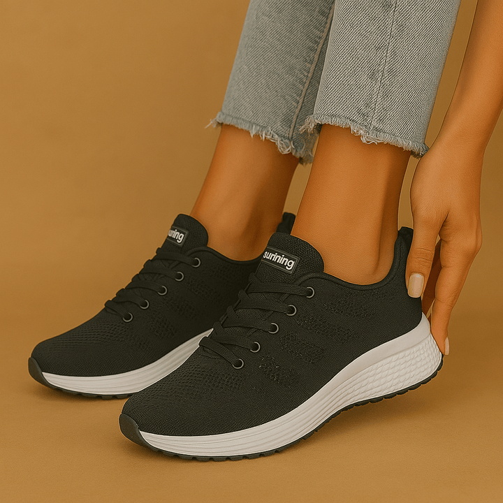 Damen Sneaker mit Sohle & Atmungsaktiv