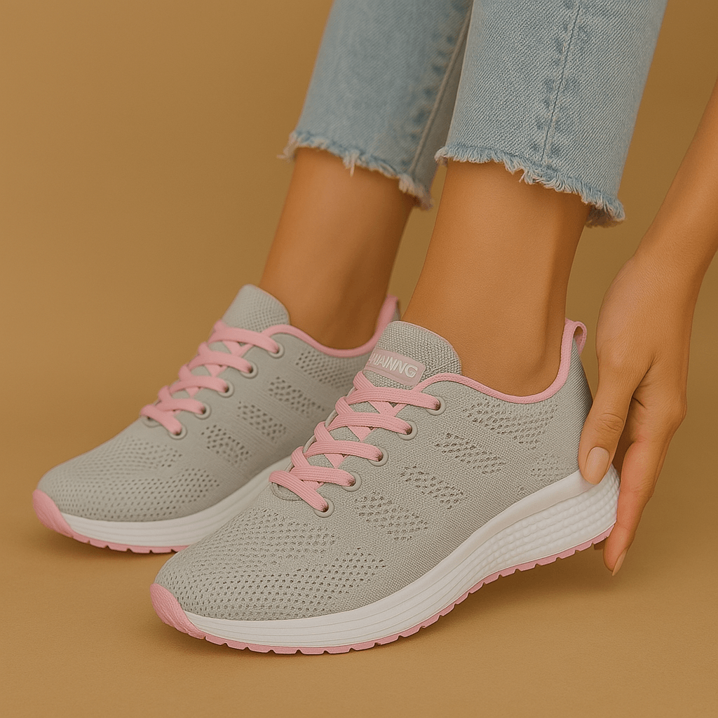 Damen Sneaker mit Sohle & Atmungsaktiv