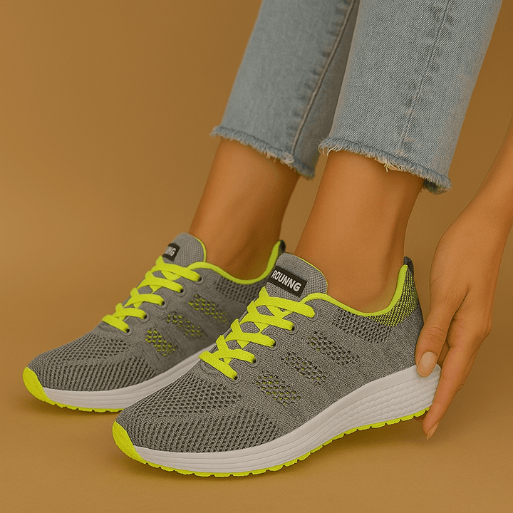 Damen Sneaker mit Sohle & Atmungsaktiv