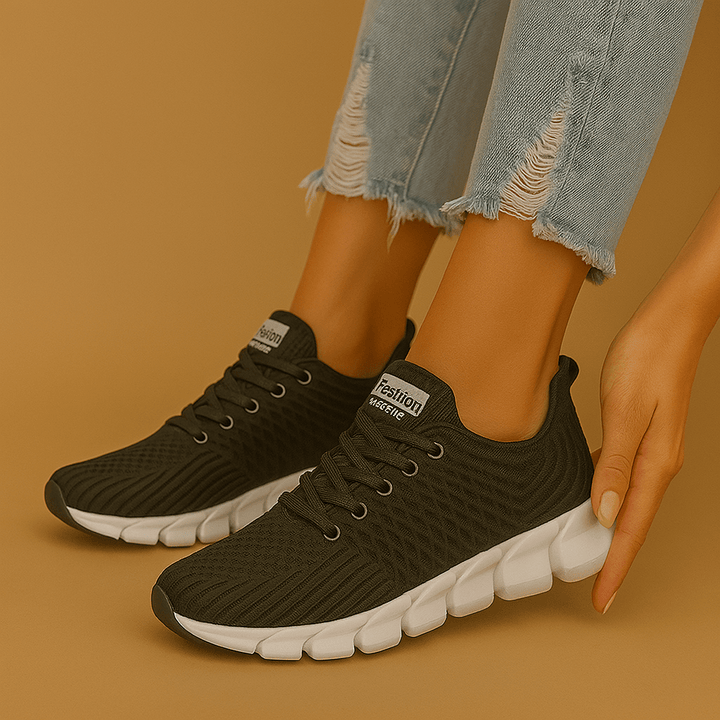 Damen Sneaker mit Mesh & Memory