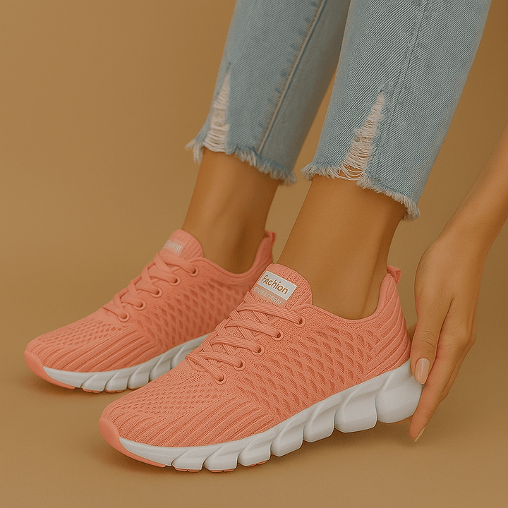 Damen Sneaker mit Mesh & Memory