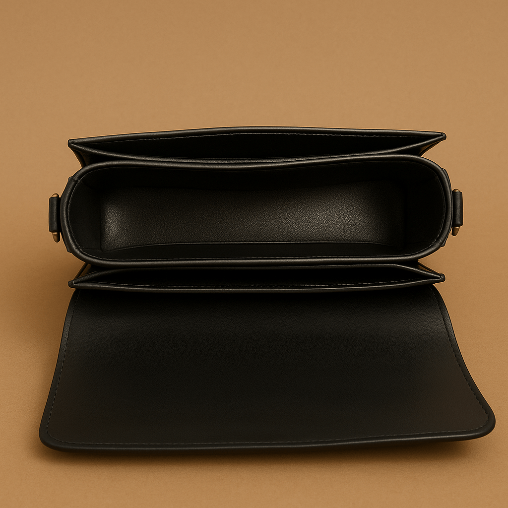 Damentasche Leder – Schultertasche mit Magnetverschluss