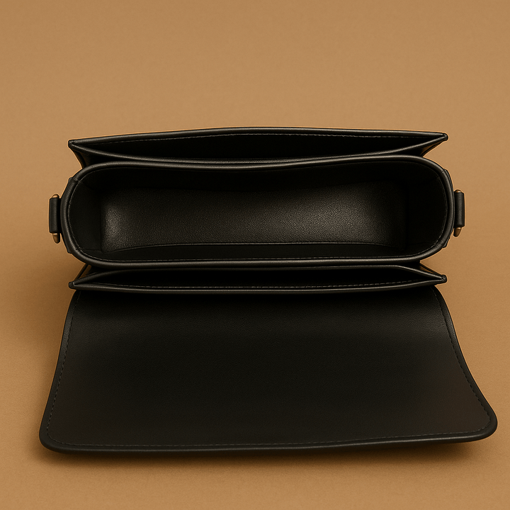 Damentasche Leder – Schultertasche mit Magnetverschluss