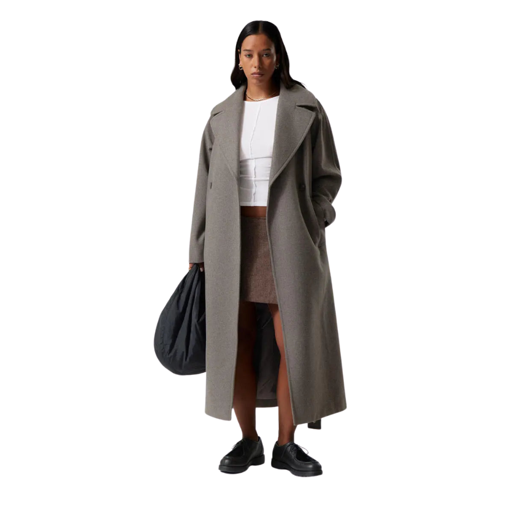 Woll Mantel Damen Oversize – Langer Winter Mantel für Elegante Looks an Kalten Tagen