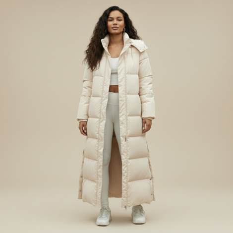 Winterjacke Damen – Eleganter Winddichter Mantel mit Isolierung für Kalte Tage