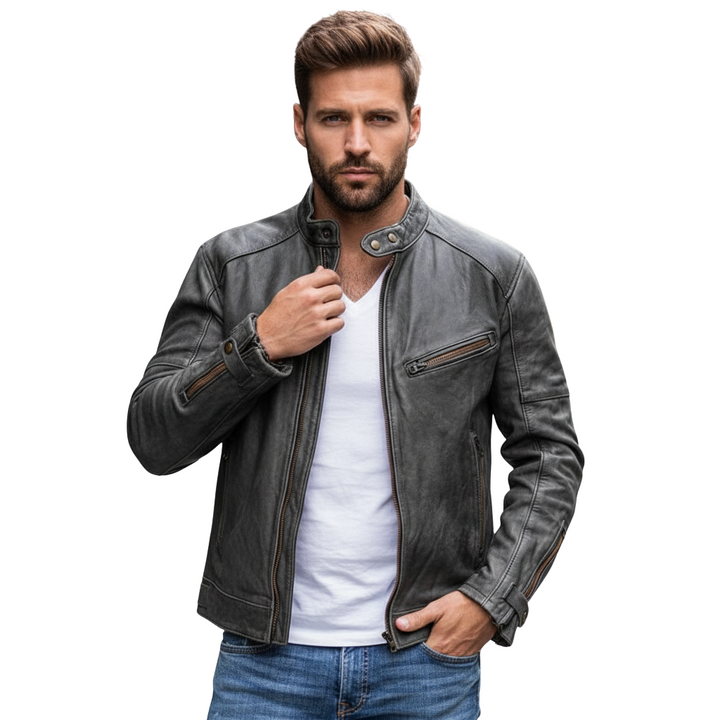 Lederjacke Herren – Wetterfest mit Zeitlosem Stil für Jede Gelegenheit