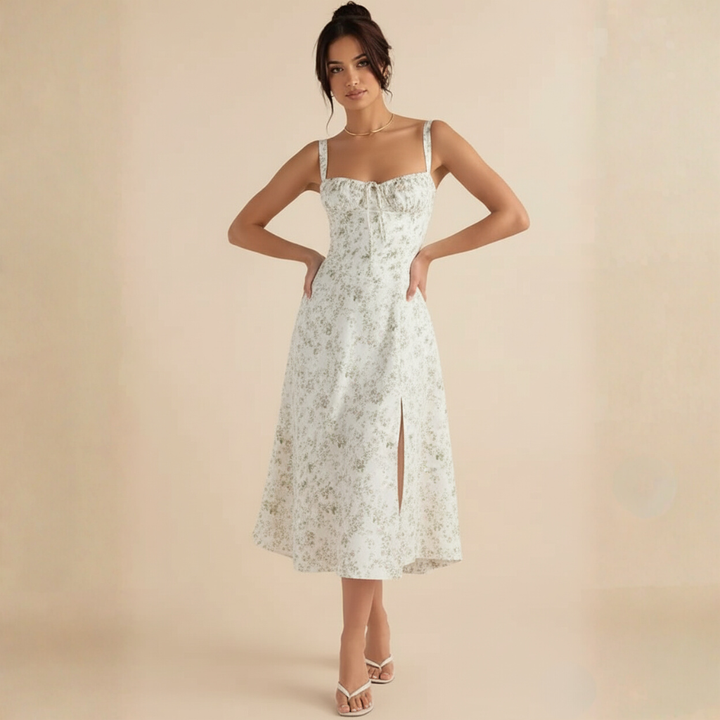 Bustier Sommerkleid für Damen mit Floral Design – Bequem und Stilvoll für Sommerliche Anlässe