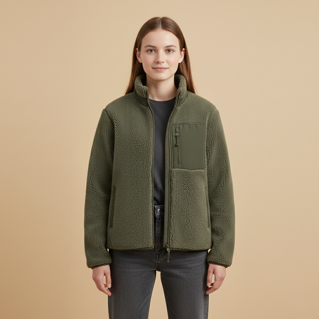 Winterjacke Damen mit Flauschigem Design und Elegantem Stil für Kalte Tage