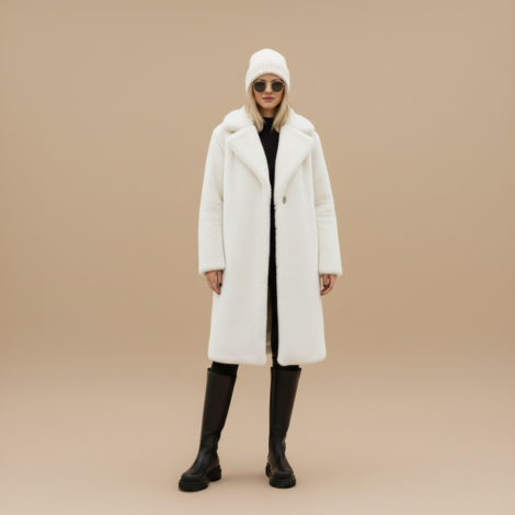 Pelzmantel für Damen mit Luxuriösem Design für Kalte Wintertage und Elegante Anlässe