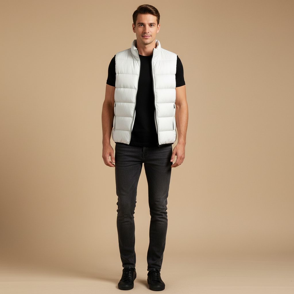 Herren Weste Leicht für Aktive Männer – Stilvoll und Bequem für Übergangszeit