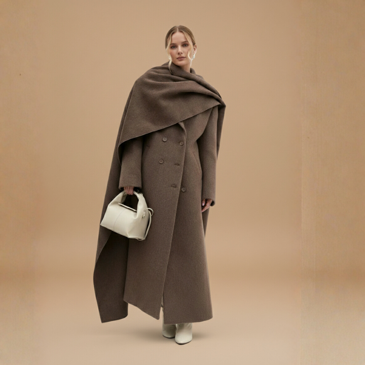 Winter Mantel Damen Oversize – Eleganter Doppelreihiger Stil für Herbst und Winter