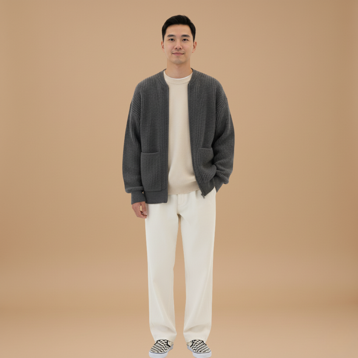 Strickjacke Herren – Stylische und Warme Cardigan für Wintertage, Vielseitig Kombinierbar