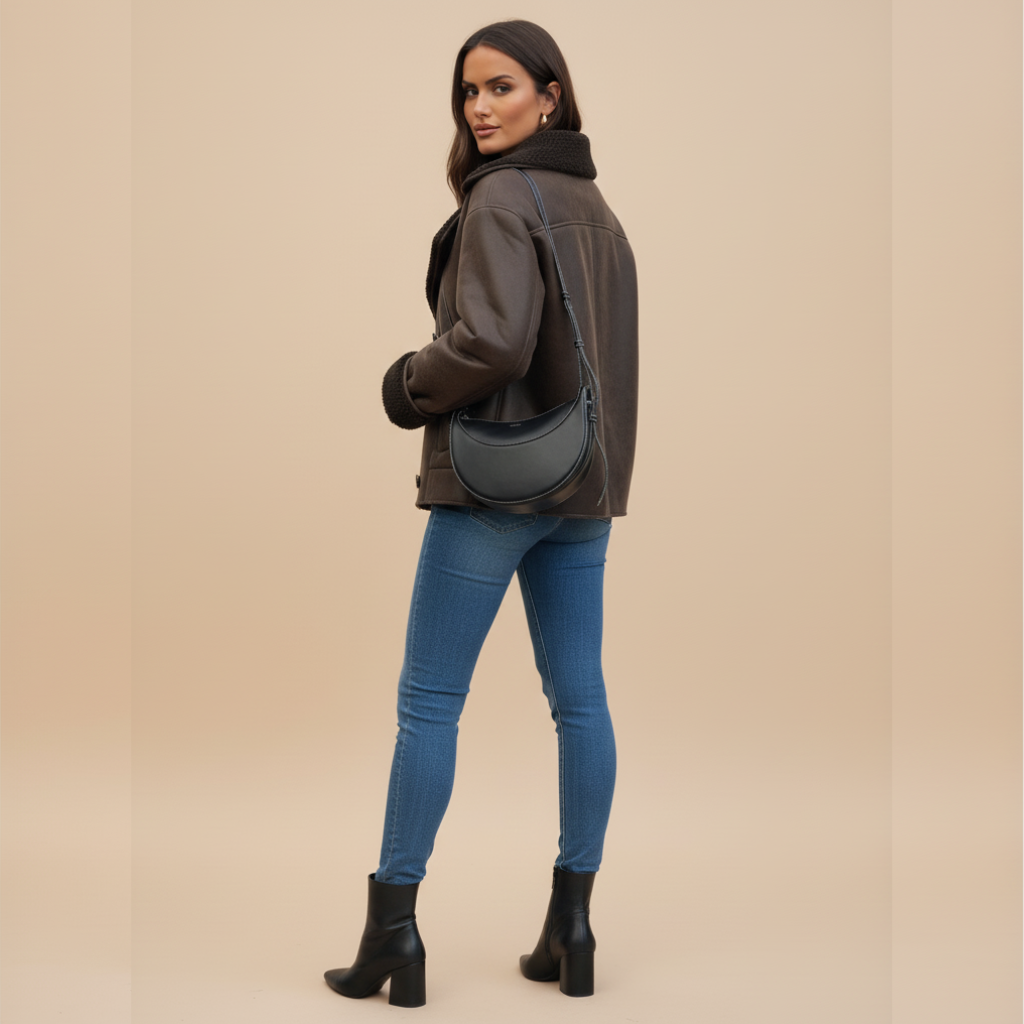 Jacke Damen mit Pelzkragen – Übergroße Winterjacke für Stil und Gemütlichkeit