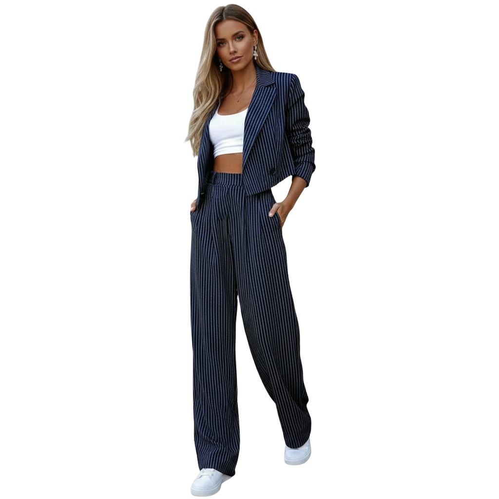 Business Casual Zweiset für Frauen – Stilvolles Outfit für Büro und Freizeit