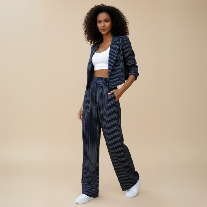 Business Casual Zweiset für Frauen – Stilvolles Outfit für Büro und Freizeit