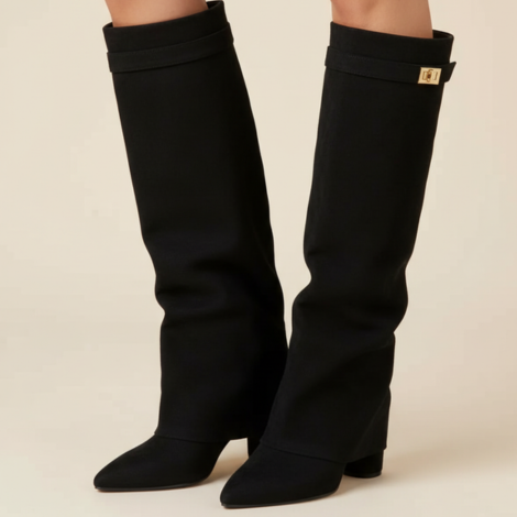 Winter Stiefel Damen mit Elegantem Design und Bequemem Absatz für Jede Gelegenheit