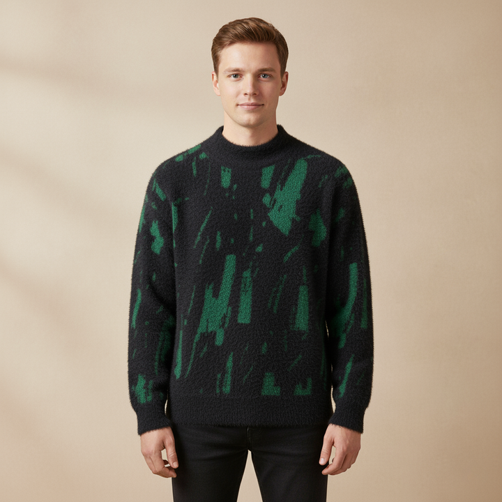 Pullover für Herren mit Rundhalsausschnitt – Lässiger Stil für kühle Tage