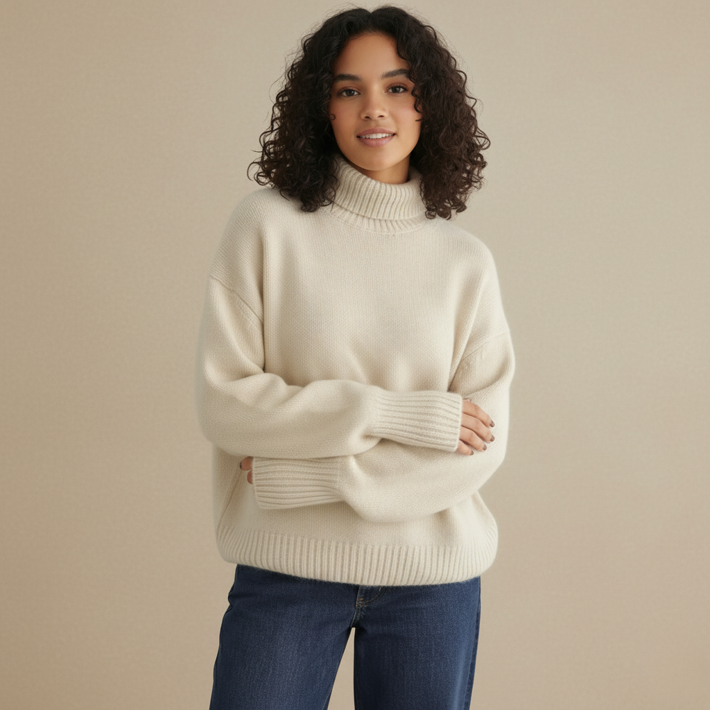 Kaschmir Pullover Damen – Eleganter Schnitt für Kühle Jahreszeiten, Vielseitig für Lässig und Chic