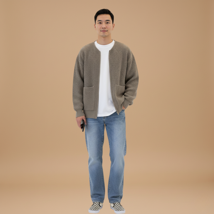 Strickjacke Herren – Stylische und Warme Cardigan für Wintertage, Vielseitig Kombinierbar