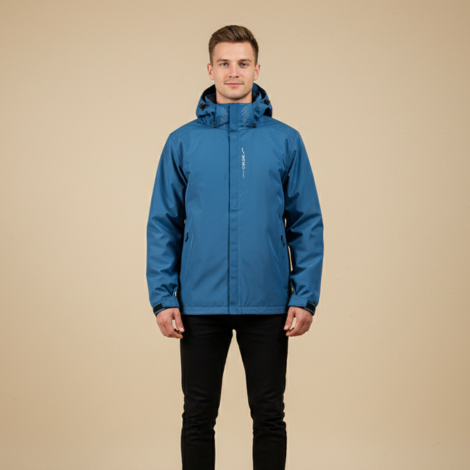 Winterjacke Herren – Wasserdichte Windjacke mit Kapuze für Kälte und Outdoor-Aktivitäten