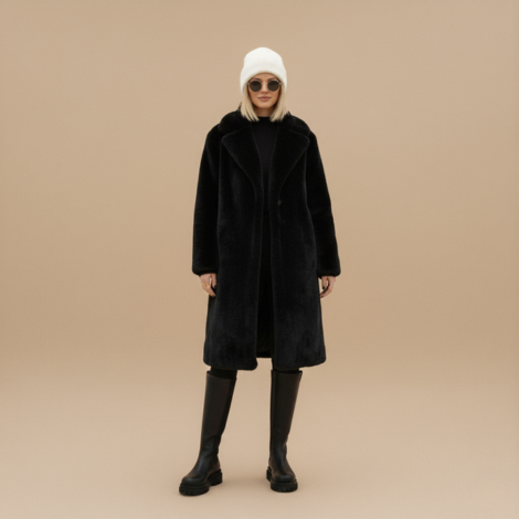 Pelzmantel für Damen mit Luxuriösem Design für Kalte Wintertage und Elegante Anlässe