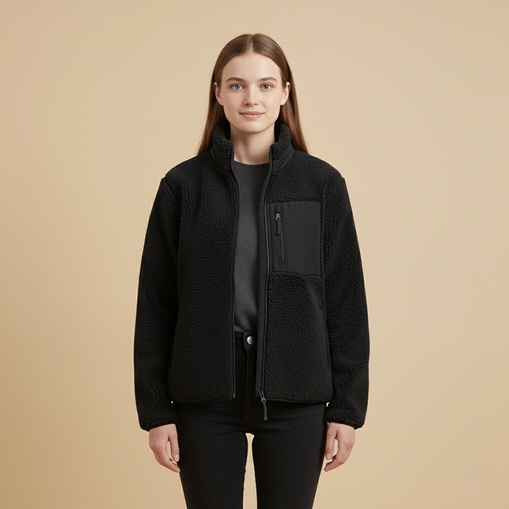 Winterjacke Damen mit Flauschigem Design und Elegantem Stil für Kalte Tage