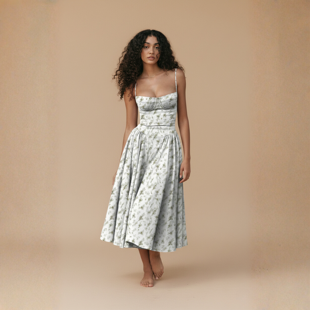 Abendkleid Schulterfrei für Damen – Elegantes Plissee-Kleid für Hochzeiten und festliche Anlässe