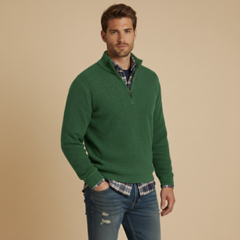 Pullover Herren mit Reißverschluss – Zeitloser und Bequemer Look für Jeden Anlass