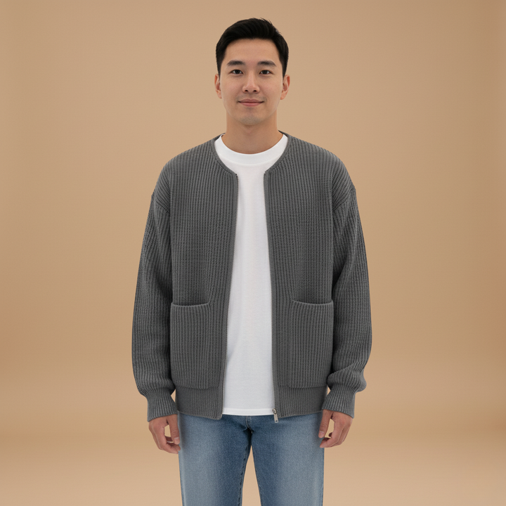 Strickjacke Herren – Stylische und Warme Cardigan für Wintertage, Vielseitig Kombinierbar