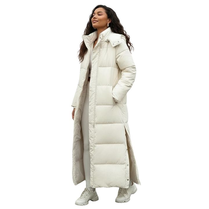 Winterjacke Damen – Eleganter Winddichter Mantel mit Isolierung für Kalte Tage