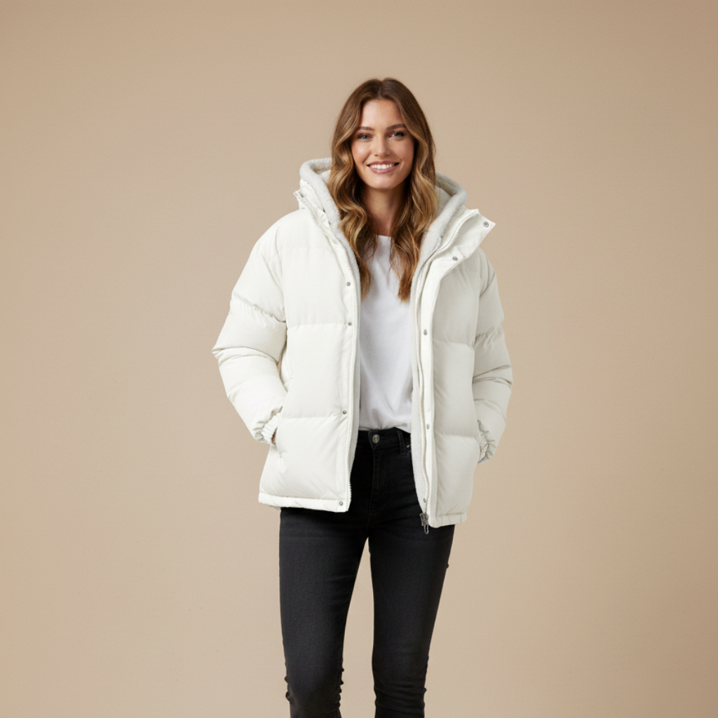 Wintermantel für Unisex mit Reißverschluss – Moderner und warmer Stil für kalte Tage