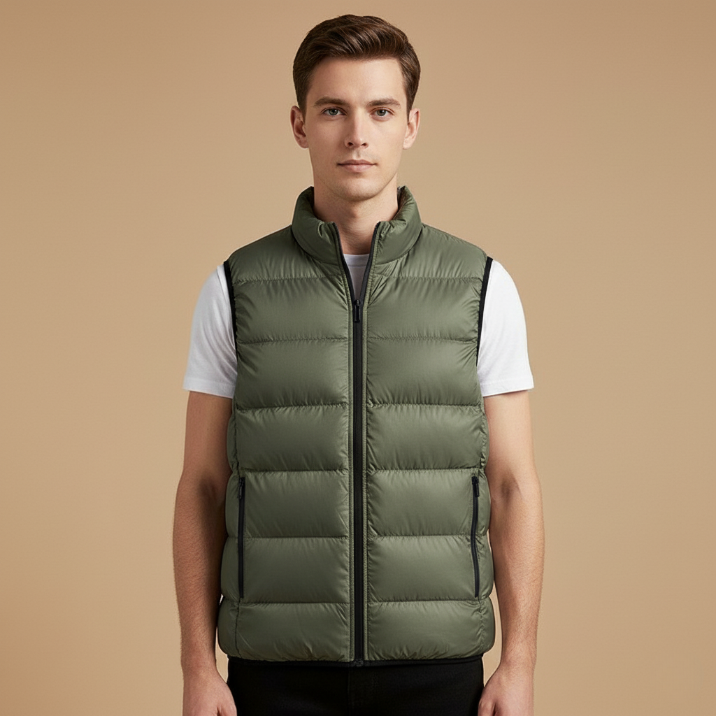 Herren Weste Leicht für Aktive Männer – Stilvoll und Bequem für Übergangszeit