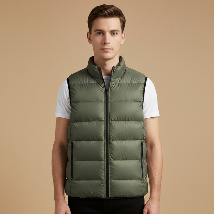 Herren Weste Leicht für Aktive Männer – Stilvoll und Bequem für Übergangszeit