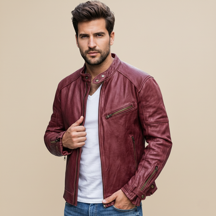 Lederjacke Herren – Wetterfest mit Zeitlosem Stil für Jede Gelegenheit