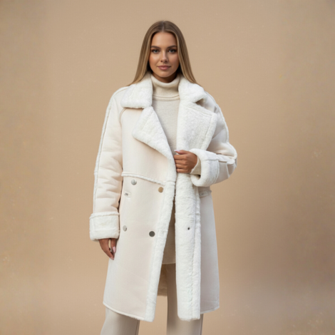Winter Mantel Damen  – Eleganter Überlanger Style für Kühle Tage