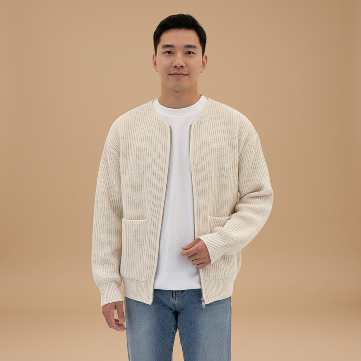 Strickjacke Herren – Stylische und Warme Cardigan für Wintertage, Vielseitig Kombinierbar