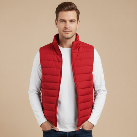 Herren Weste Ärmellos mit Stil für Lässige Anlässe – Komfortable Reguläre Passform