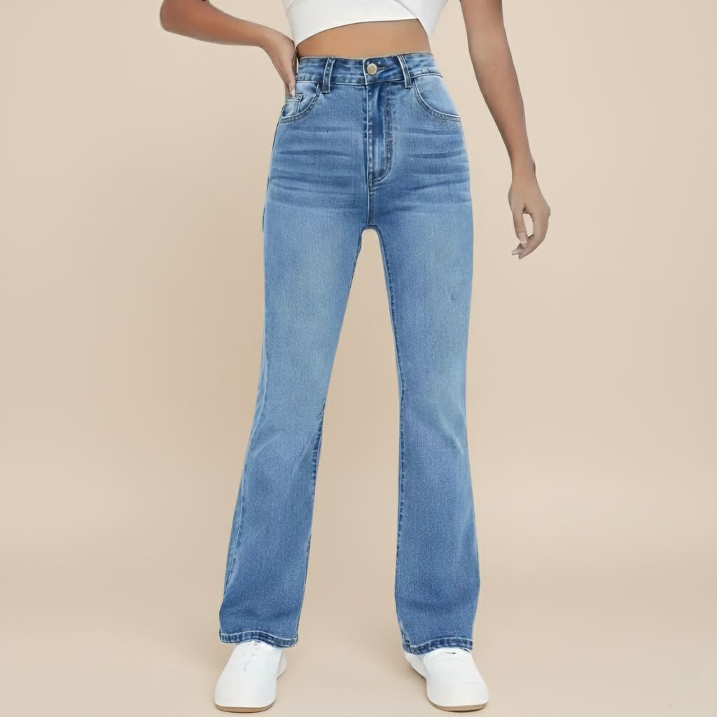 Hochwaisted Damen Jeans im Slim Fit – Bequeme Hosen für Freizeit und Alltag, Verschiedene Waschungen