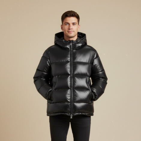 Puffer Jacke für Herren Wasserdicht Leicht Modern für Herbst und Winter