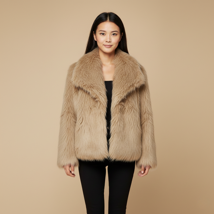 Winterjacke Damen mit Offenem Frontschnitt – Elegante Freizeitjacke für Vielseitige Anlässe