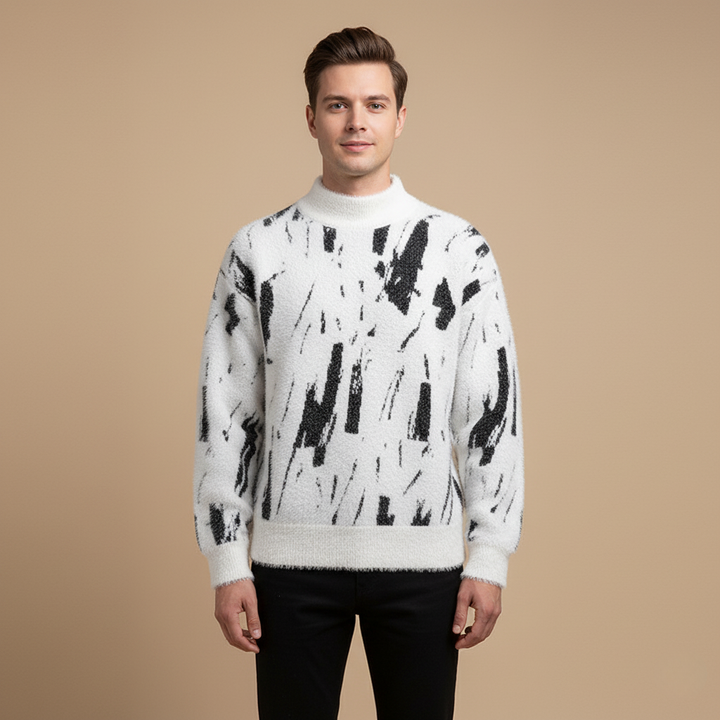 Pullover für Herren mit Rundhalsausschnitt – Lässiger Stil für kühle Tage