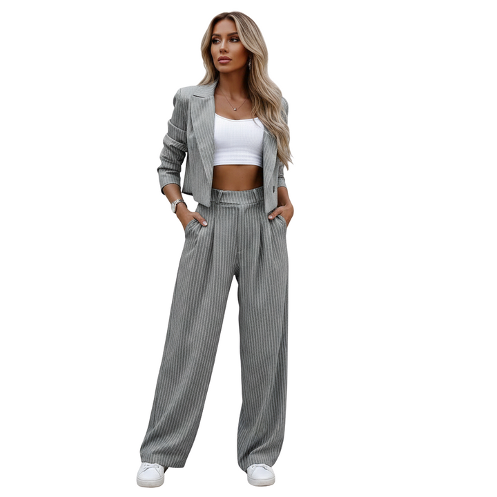 Business Casual Zweiset für Frauen – Stilvolles Outfit für Büro und Freizeit
