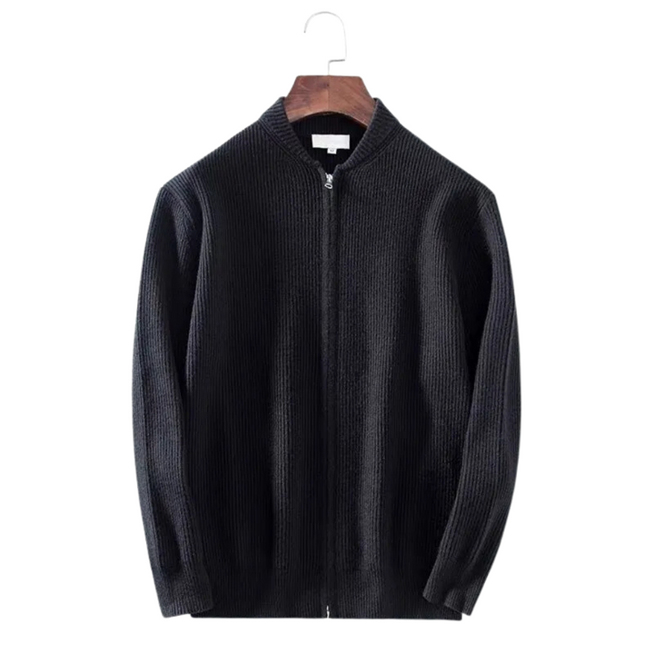Dicke Herren Strickjacke mit V-Ausschnitt für Herbst und Winter, Pflegeleicht, Verschiedene Farben